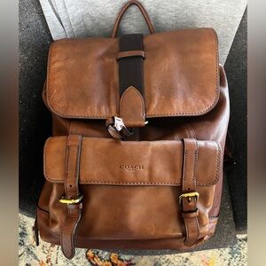 Coach British Tan Bleeker Backpack